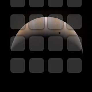 iOS9 planit hitam rak keren iPhone4s Wallpaper