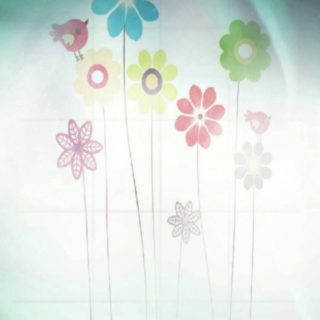 Burung bunga iPhone5s / iPhone5c / iPhone5 Wallpaper