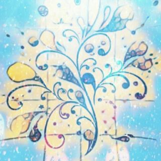 Bunga Biru iPhone5s / iPhone5c / iPhone5 Wallpaper