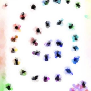 Spiral berwarna iPhone5s / iPhone5c / iPhone5 Wallpaper
