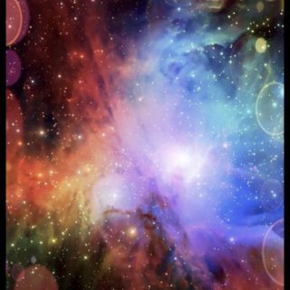 Gelembung nebula iPhone5s / iPhone5c / iPhone5 Wallpaper