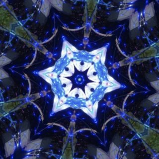 Kaleidoskop Snowman iPhone5s / iPhone5c / iPhone5 Wallpaper