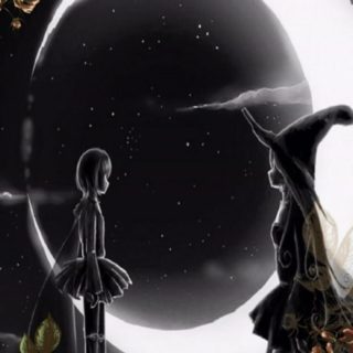 Penyihir Bulan iPhone5s / iPhone5c / iPhone5 Wallpaper