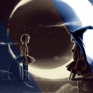 Penyihir Bulan iPhone5s / iPhone5c / iPhone5 Wallpaper