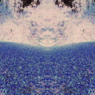 Gunung biru iPhone5s / iPhone5c / iPhone5 Wallpaper
