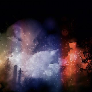Pemandangan malam iPhone5s / iPhone5c / iPhone5 Wallpaper