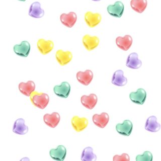 Hati berwarna iPhone5s / iPhone5c / iPhone5 Wallpaper