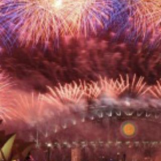 Pemandangan Fireworks iPhone5s / iPhone5c / iPhone5 Wallpaper