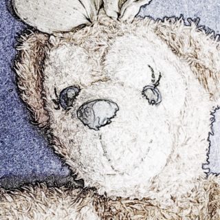 Sketsa beruang iPhone5s / iPhone5c / iPhone5 Wallpaper