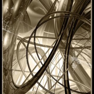 Spiral Coklat iPhone5s / iPhone5c / iPhone5 Wallpaper