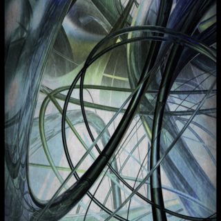 Penggambaran spiral iPhone5s / iPhone5c / iPhone5 Wallpaper