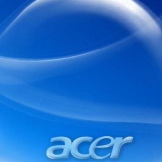 Acer logo biru iPhone5s / iPhone5c / iPhone5 Wallpaper
