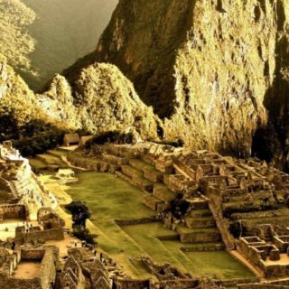 pemandangan Machu Picchu iPhone5s / iPhone5c / iPhone5 Wallpaper