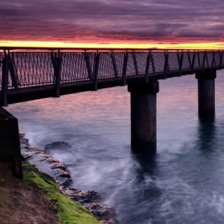 pemandangan Jembatan iPhone5s / iPhone5c / iPhone5 Wallpaper