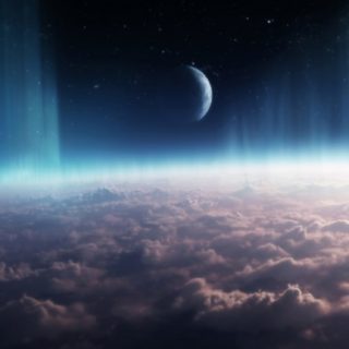 awan kosmik iPhone5s / iPhone5c / iPhone5 Wallpaper
