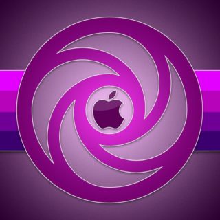 Apple putaran ungu iPhone5s / iPhone5c / iPhone5 Wallpaper