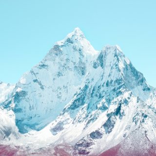 lanskap gunung bersalju iPhone5s / iPhone5c / iPhone5 Wallpaper