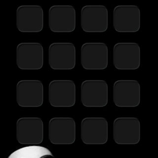 Chara rak hitam iPhone5s / iPhone5c / iPhone5 Wallpaper