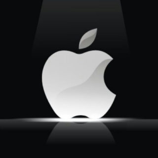apple Hitam iPhone5s / iPhone5c / iPhone5 Wallpaper