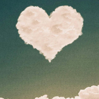 Perempuan untuk Jantung cloud iPhone5s / iPhone5c / iPhone5 Wallpaper