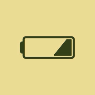 kuning baterai keren iPhone5s / iPhone5c / iPhone5 Wallpaper