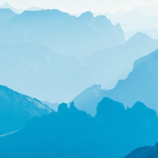Pemandangan gunung biru iPhone5s / iPhone5c / iPhone5 Wallpaper