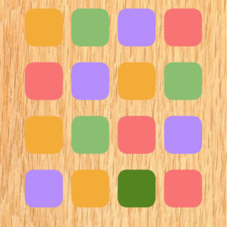 Lucu rak kayu berwarna-warni untuk wanita iPhone5s / iPhone5c / iPhone5 Wallpaper