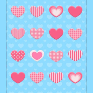 Perempuan untuk lucu rak Jantung biru iPhone5s / iPhone5c / iPhone5 Wallpaper