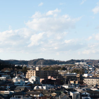 pemandangan bangunan Kumosora iPhone5s / iPhone5c / iPhone5 Wallpaper