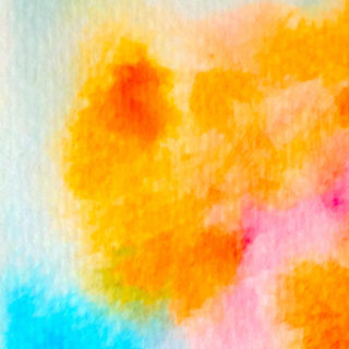 Pattern illustrations paint oranye biru iPhone5s / iPhone5c / iPhone5 Wallpaper