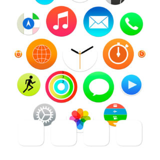Like Apple Watch putih rak iPhone5s / iPhone5c / iPhone5 Wallpaper