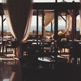 Kafe Restoran iPhone5s / iPhone5c / iPhone5 Wallpaper
