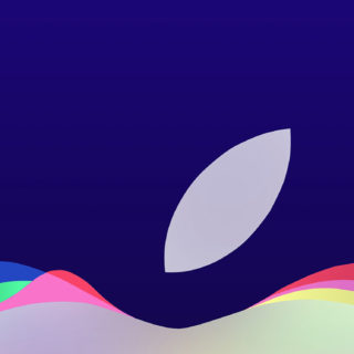 Logo Apple event ungu iPhone5s / iPhone5c / iPhone5 Wallpaper
