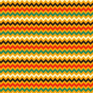 Pola perbatasan bergerigi merah-oranye hijau iPhone5s / iPhone5c / iPhone5 Wallpaper