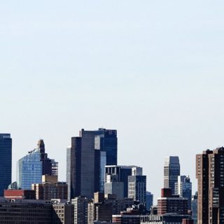 pemandangan New York Manhattan iPhone5s / iPhone5c / iPhone5 Wallpaper