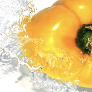 Makanan paprika kuning iPhone5s / iPhone5c / iPhone5 Wallpaper