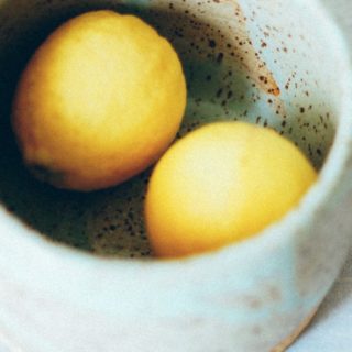 tableware lemon iPhone5s / iPhone5c / iPhone5 Wallpaper