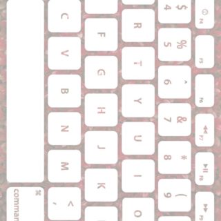 Keyboard daun Merah Putih iPhone5s / iPhone5c / iPhone5 Wallpaper