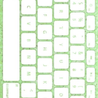 Keyboard hijau putih iPhone5s / iPhone5c / iPhone5 Wallpaper