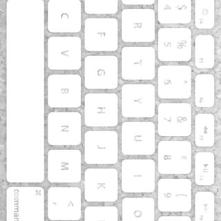Keyboard Gray Putih iPhone5s / iPhone5c / iPhone5 Wallpaper