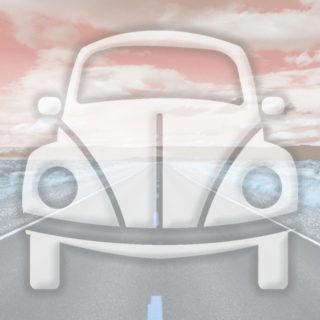 jalan mobil lanskap Jeruk iPhone5s / iPhone5c / iPhone5 Wallpaper
