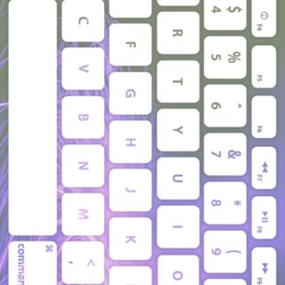 Keyboard ungu putih iPhone5s / iPhone5c / iPhone5 Wallpaper