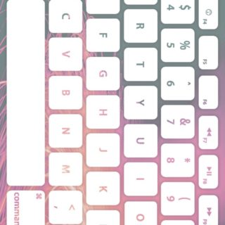 Keyboard Merah Putih iPhone5s / iPhone5c / iPhone5 Wallpaper