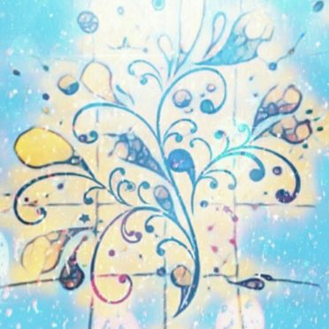 Bunga Biru iPhone6s / iPhone6 Wallpaper