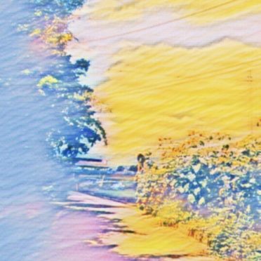 Gelombang berwarna iPhone6s / iPhone6 Wallpaper