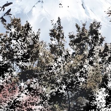 Mt. Fuji cahaya iPhone6s / iPhone6 Wallpaper