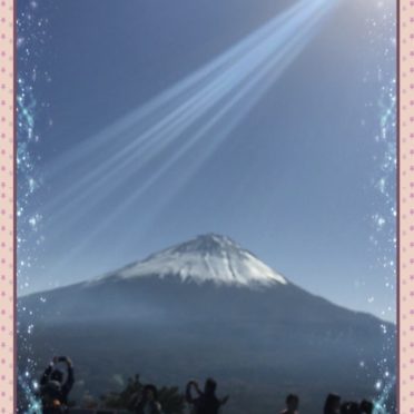 Mt. Fuji cerah iPhone6s / iPhone6 Wallpaper