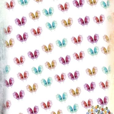Kupu-kupu berwarna iPhone6s / iPhone6 Wallpaper