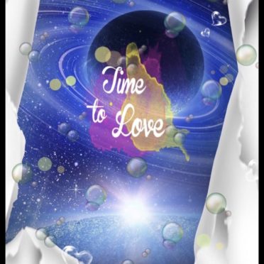 Planet Waktu untuk Cinta iPhone6s / iPhone6 Wallpaper