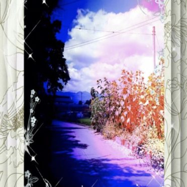 Pemandangan musim panas iPhone6s / iPhone6 Wallpaper